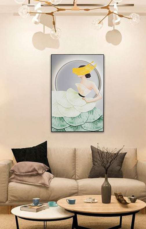 Flowing Grace LED Painting