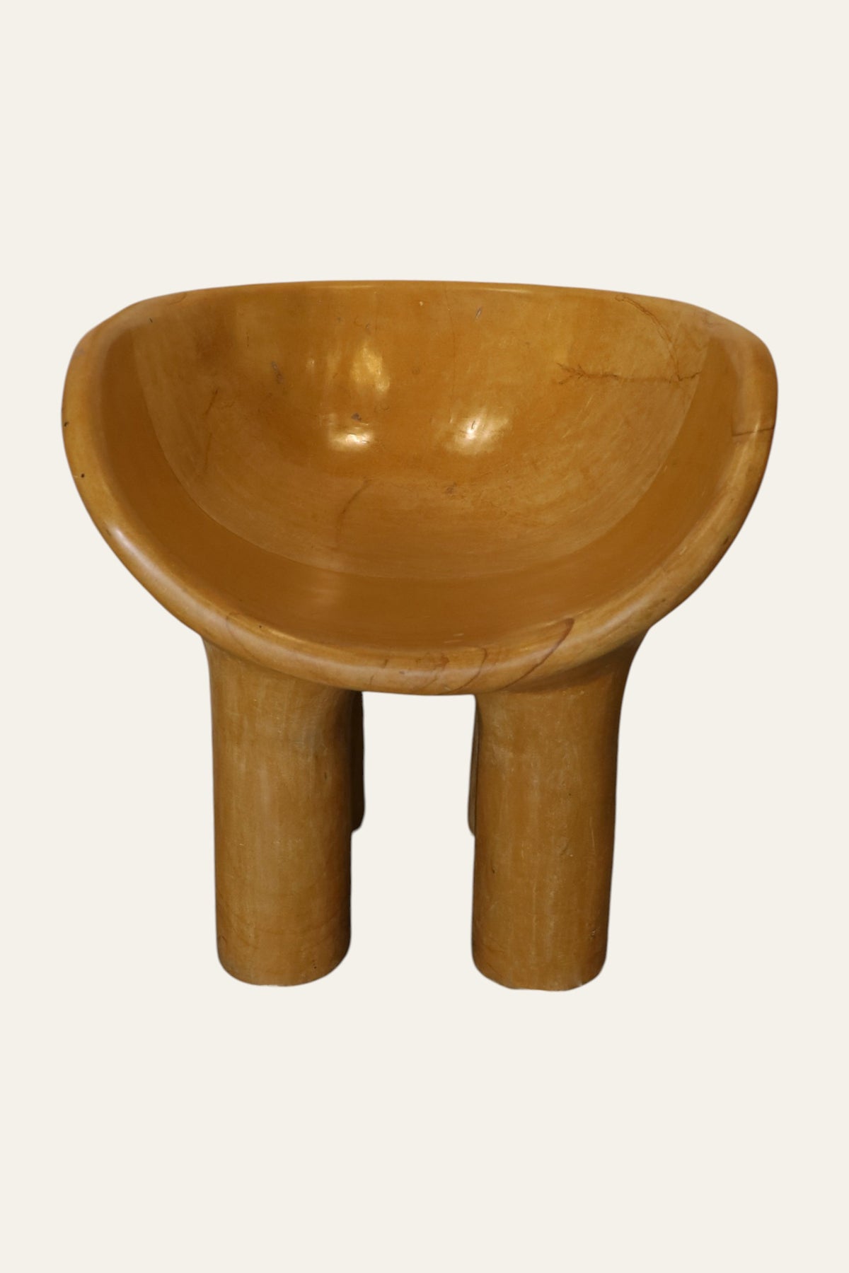 Curved Accent Chair
