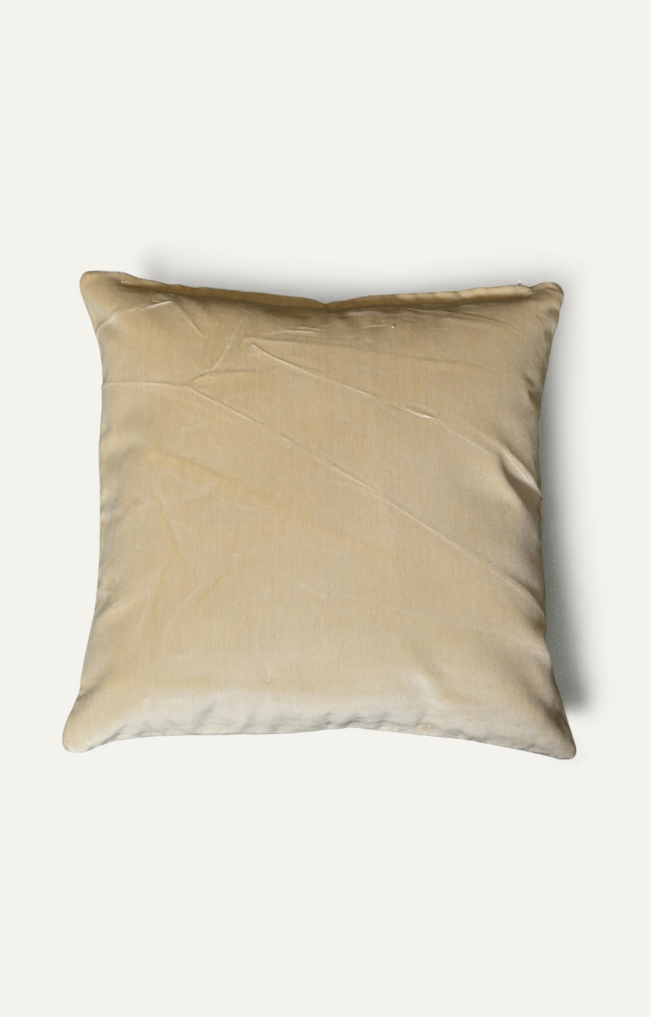 Floral Hand Embroidery Velvet Cushion Cover