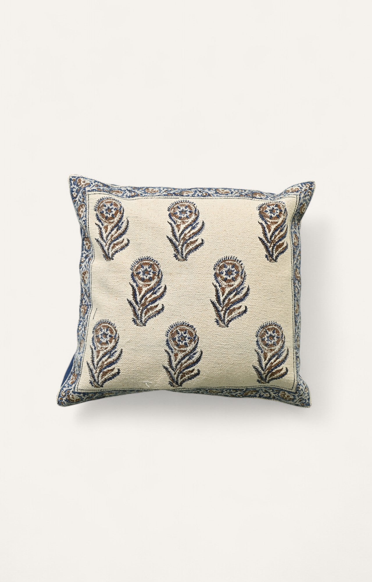 Midnight Bloom Floral Cushion
