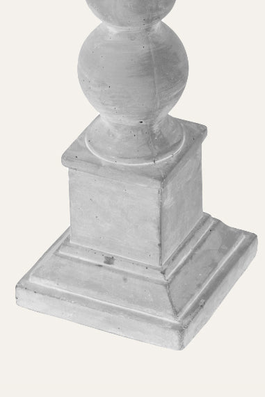 Cement Pillar Candle Holder - Large