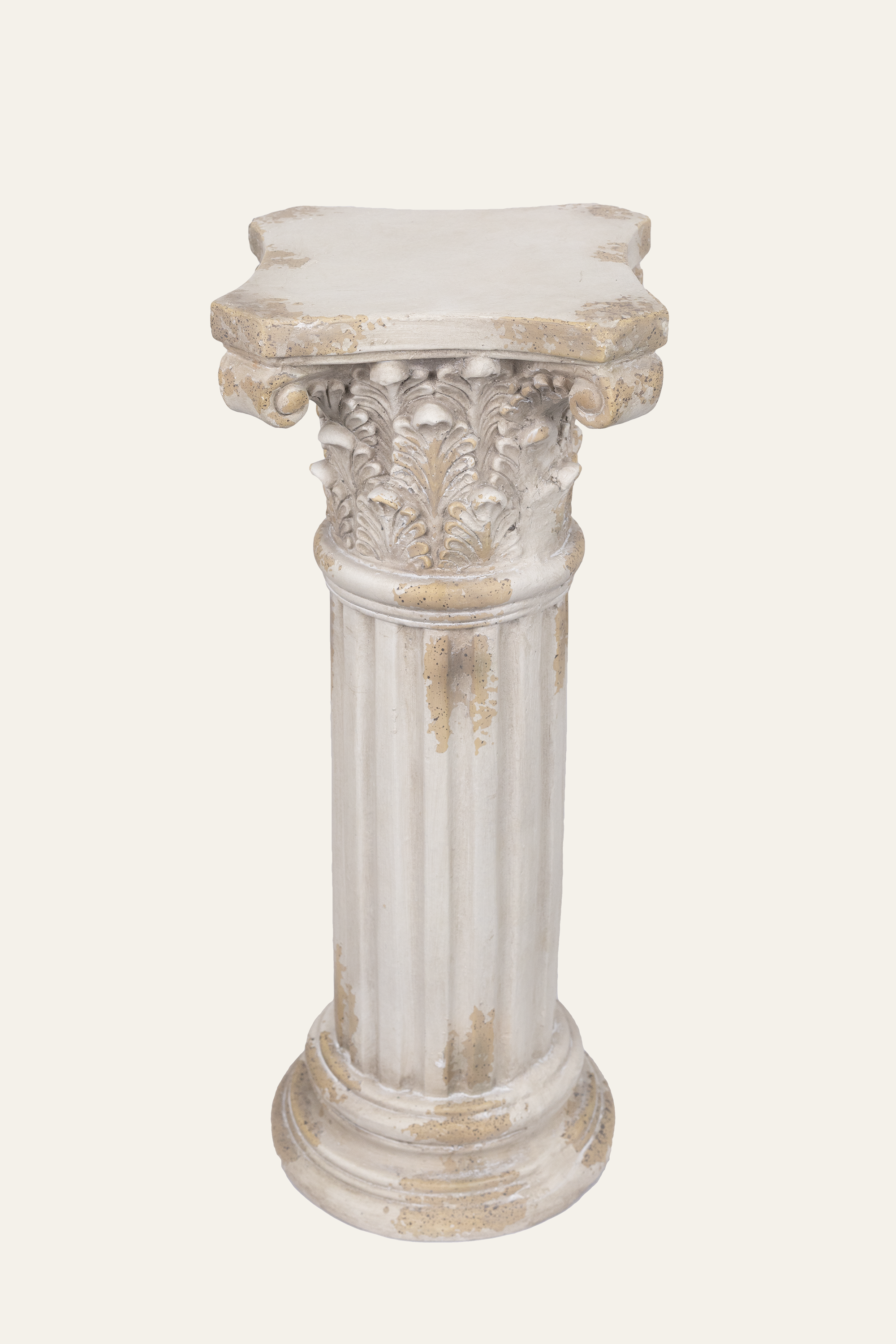 Decorative column with intricate carvings