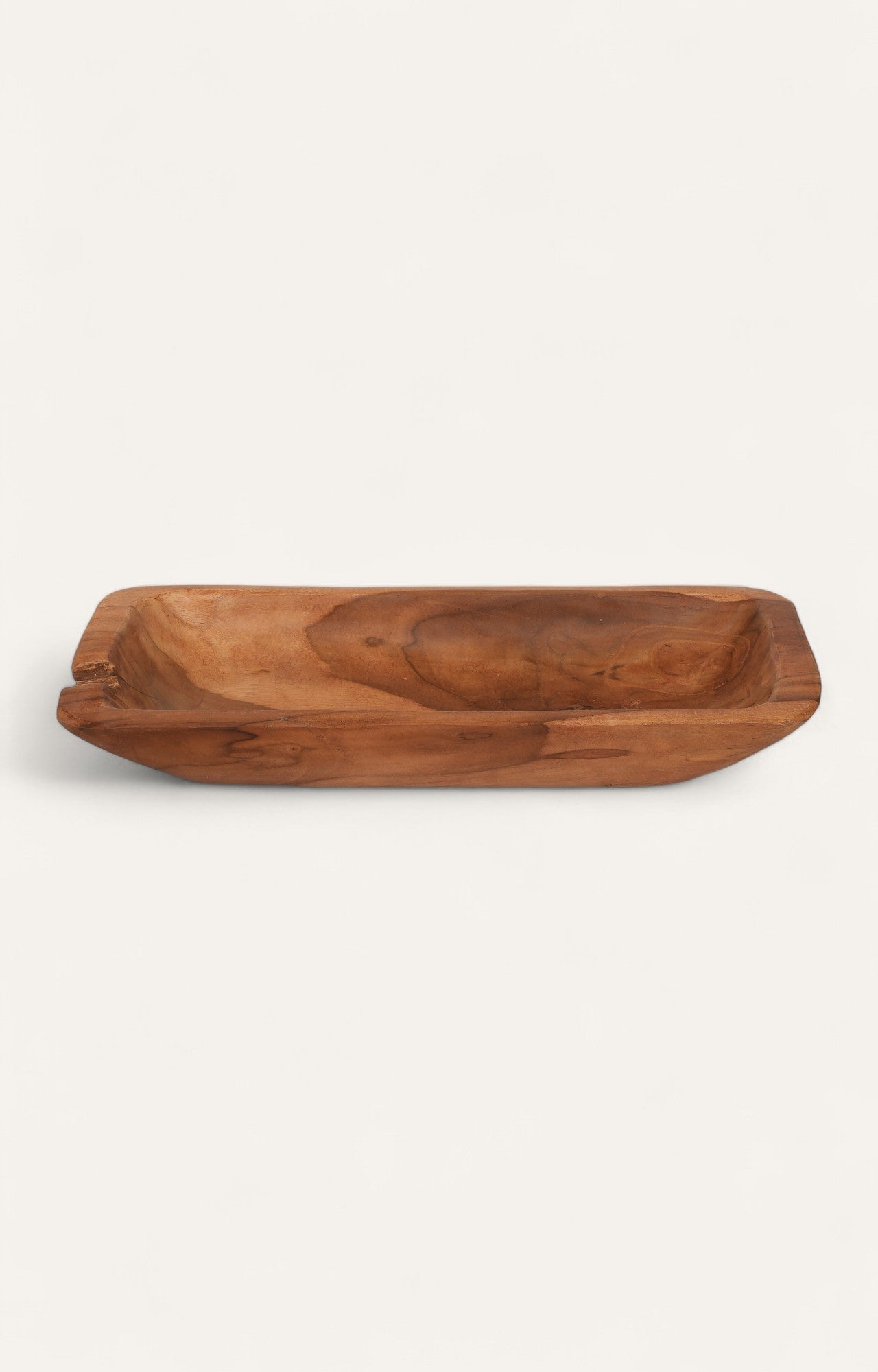 Natural Wood Rectangular Tray