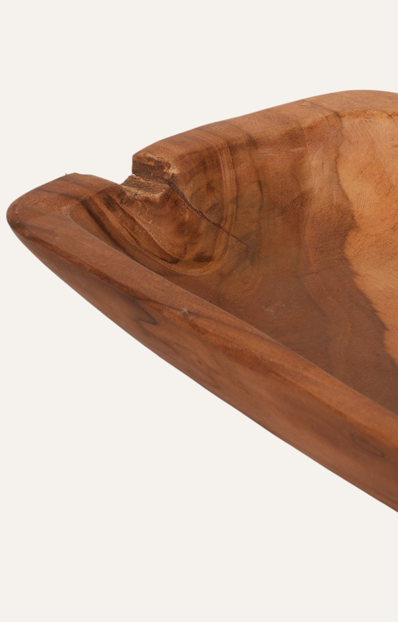 Natural Wood Rectangular Tray