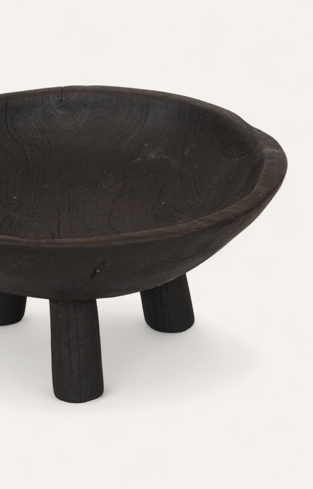 Black Pedestal Bowl