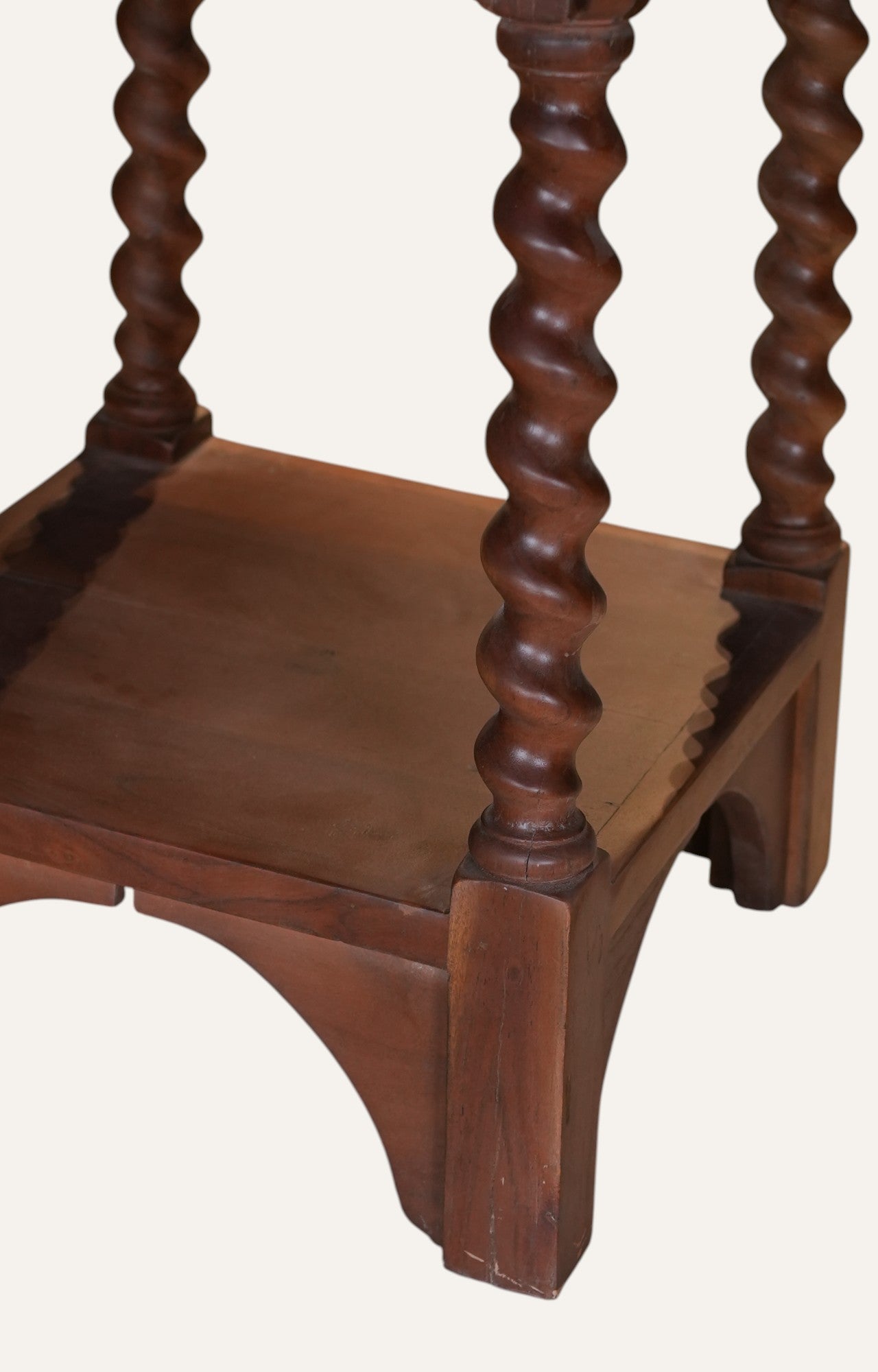 Barley Twist Solid Wood Side Table