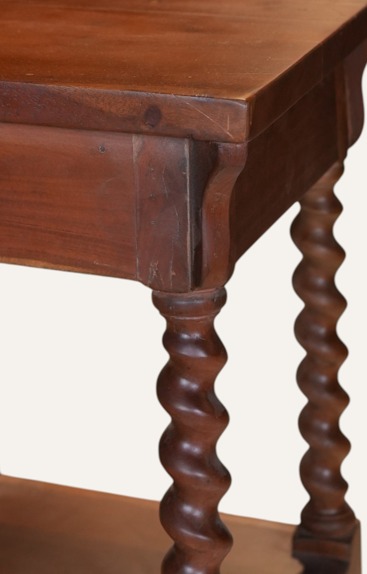 Barley Twist Solid Wood Side Table