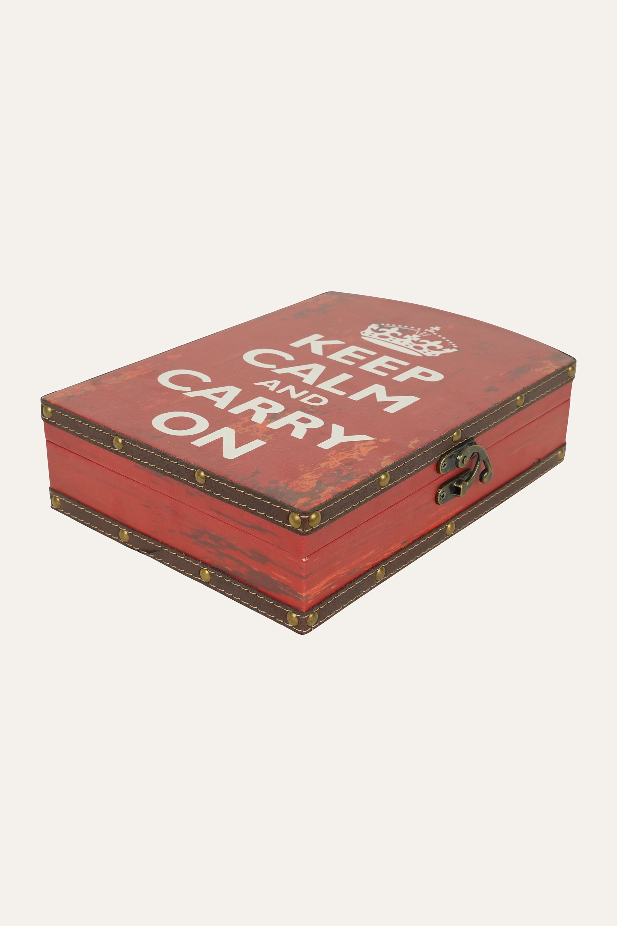 Book Storage Box Vintage Style - Side