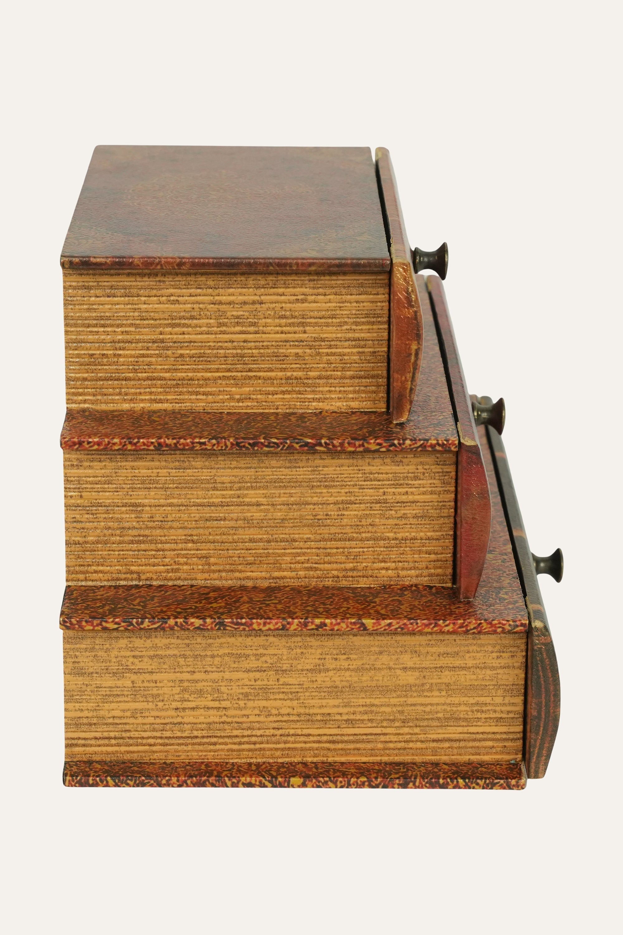 Vintage Book Style Trinket Box - Side
