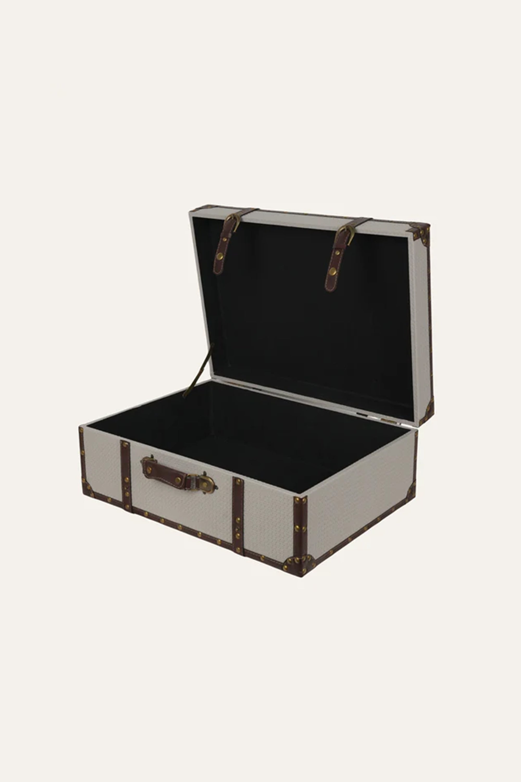 Vintage Trunk Style Storage Box - Medium