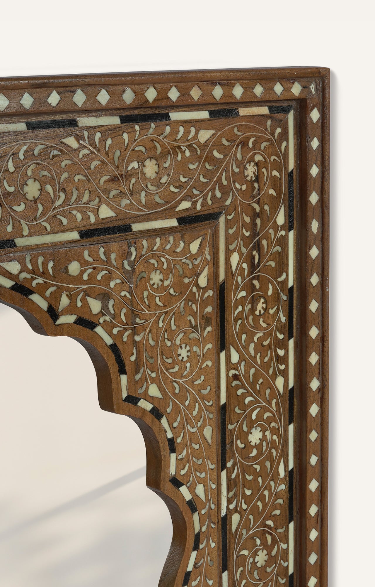 Mughal Bone Inlay Mirror