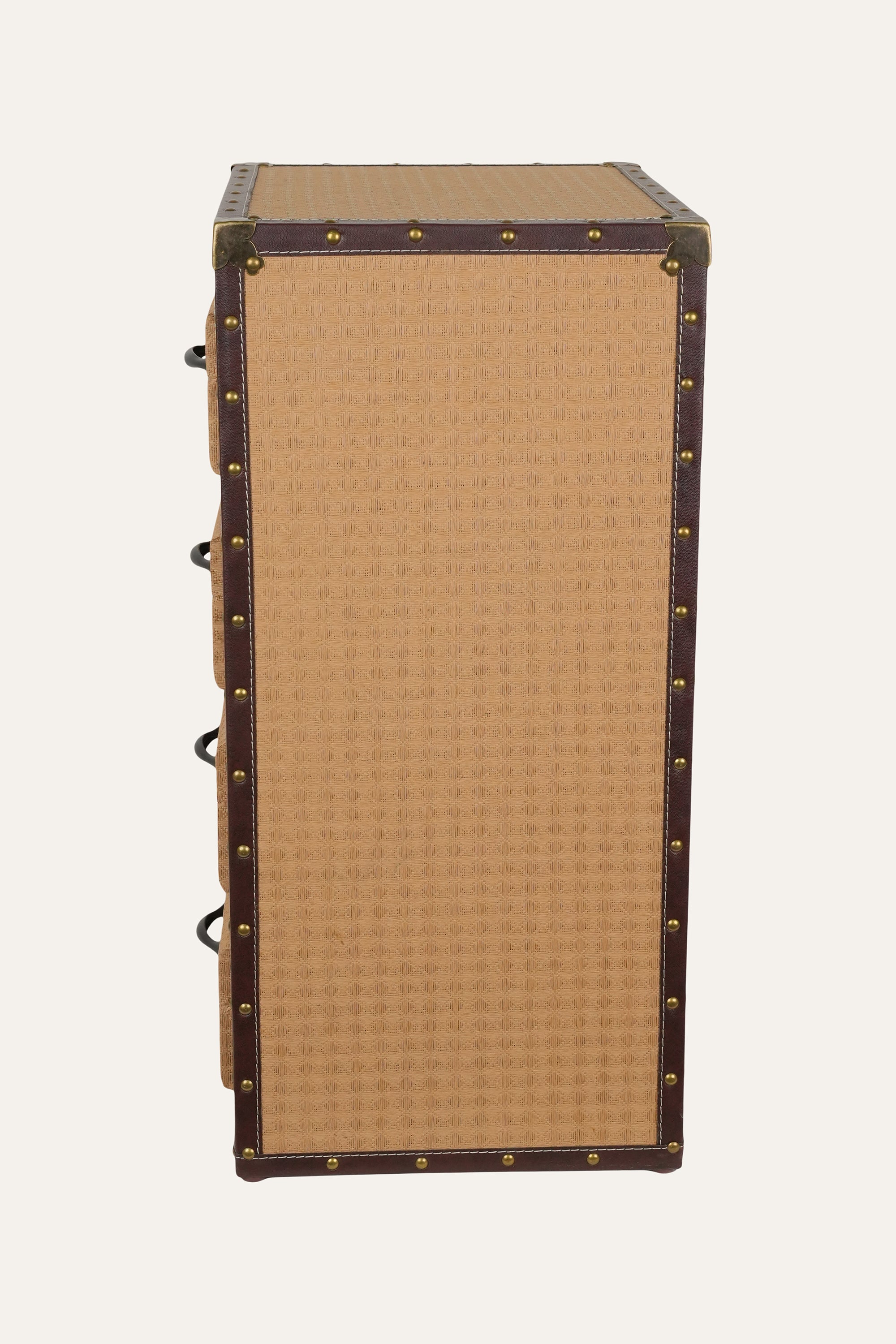 Vintage Trunk Style 4-Drawer Box
