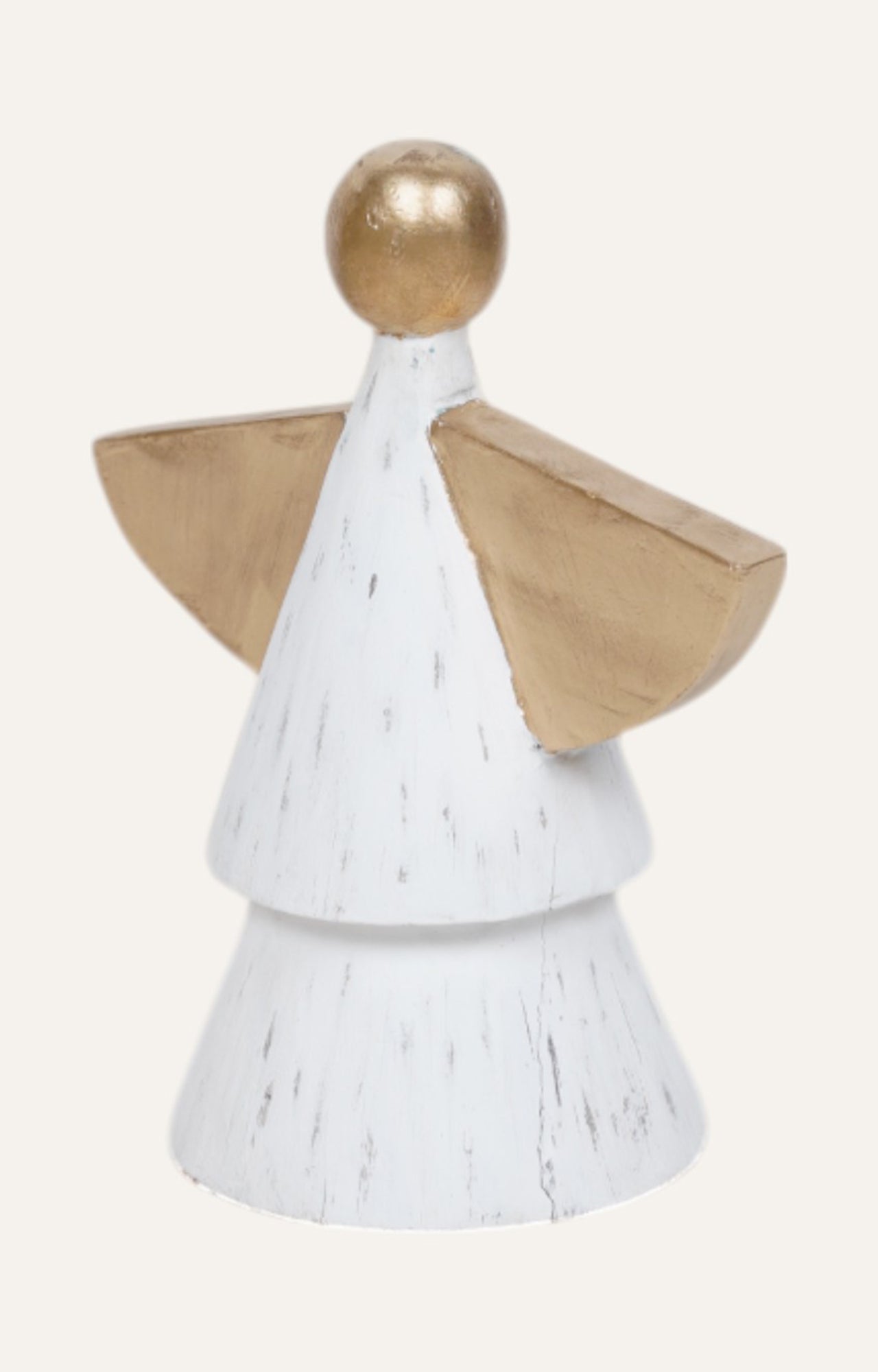 Celestial Guardian - Wooden Angel Christmas Decorations
