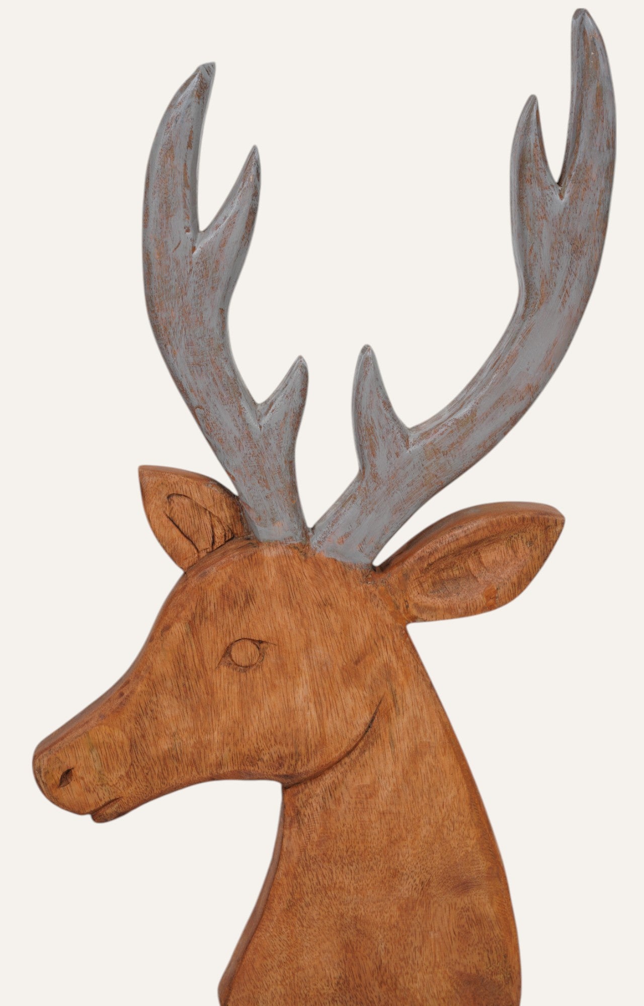 Dasher's Dash - Wooden Reindeer Head Christmas Decoration