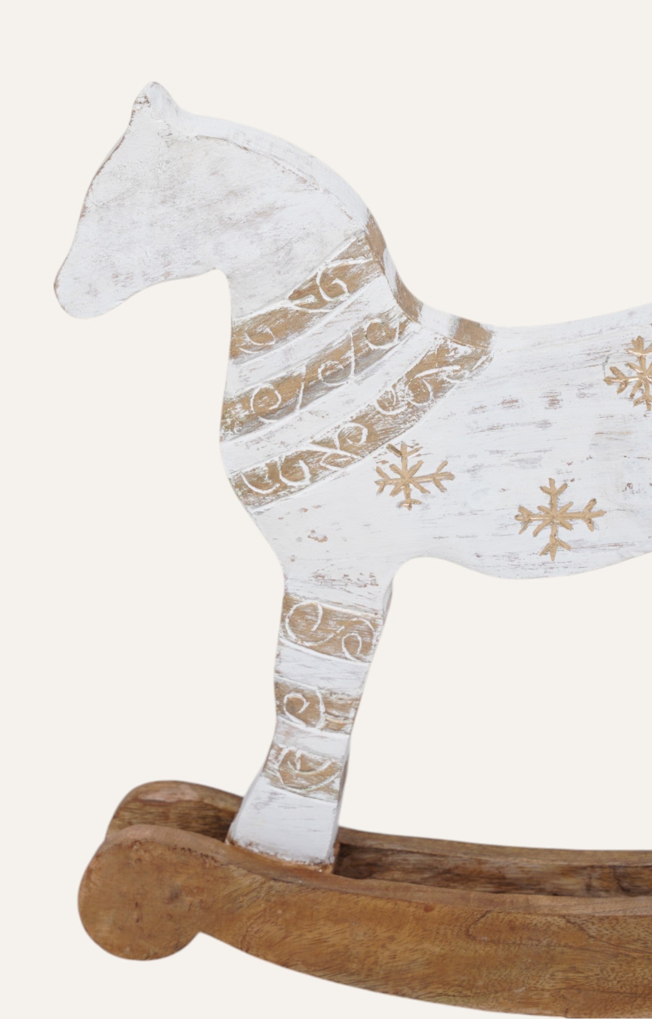 Snowy Steed Christmas Horse