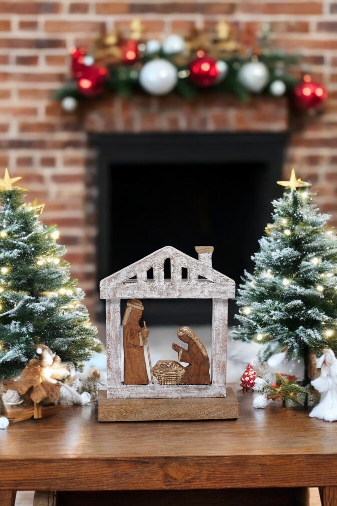 Crèche Rustique - Christmas Decorations