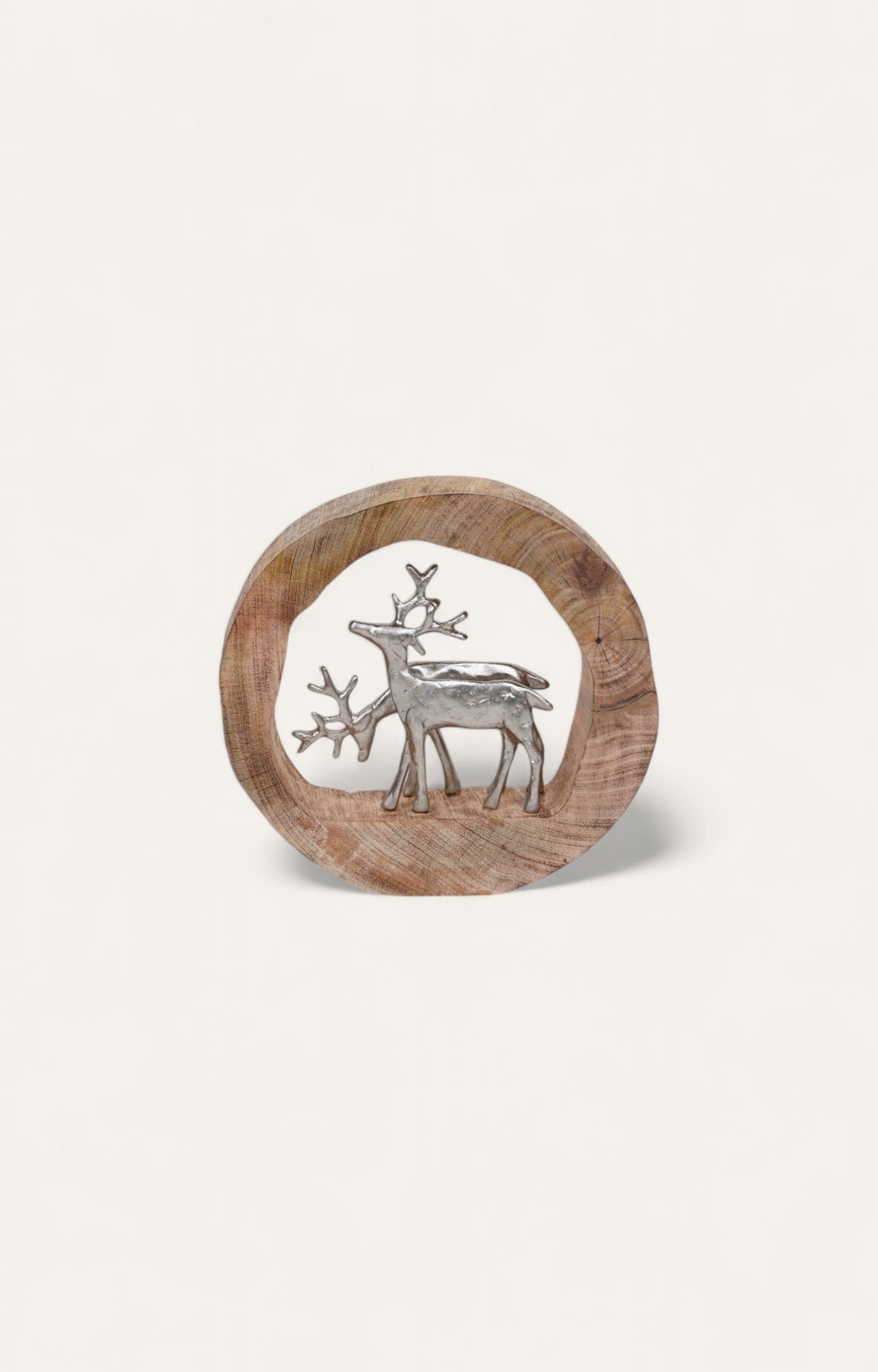 Reindeers In Wood