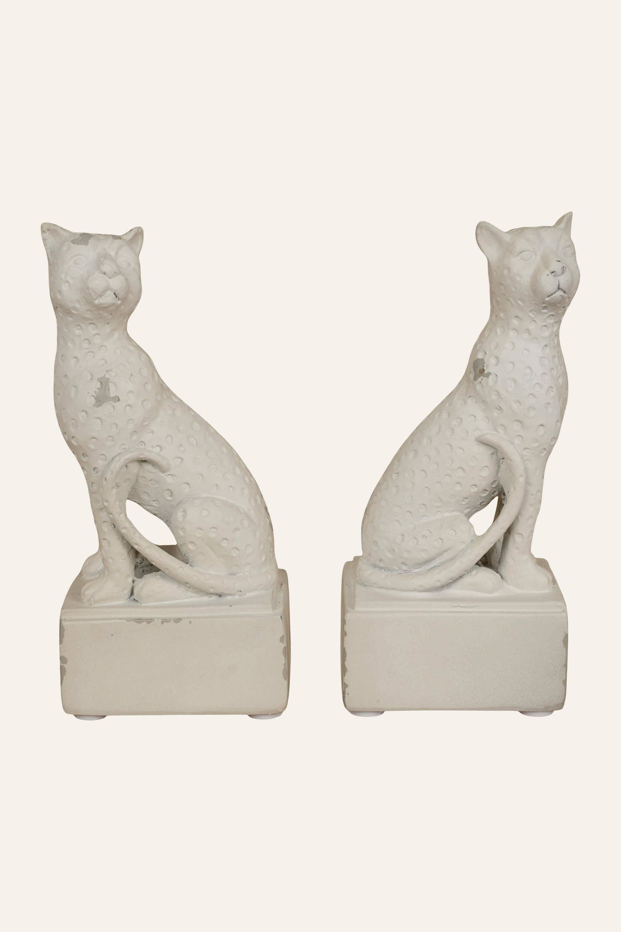 Sitting Leopard Bookends