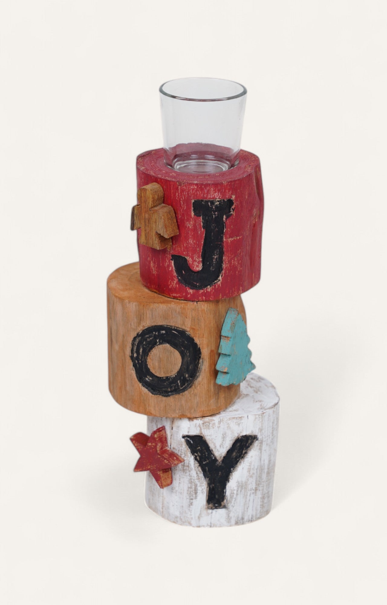 Joyful Candle Holder: Christmas Secret Santa Gifts