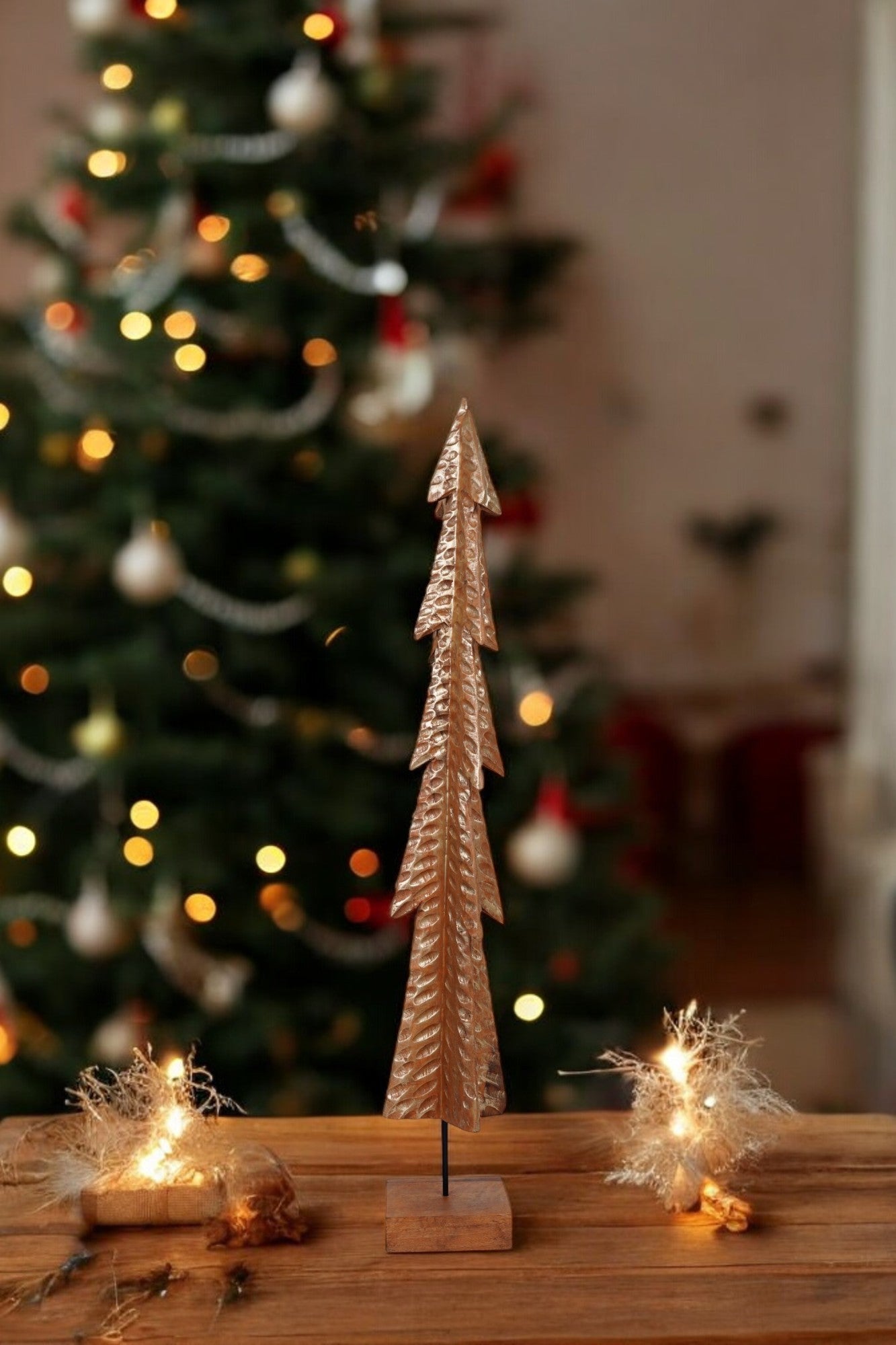 Sculptural Tree: Small Christmas Tree Decorations