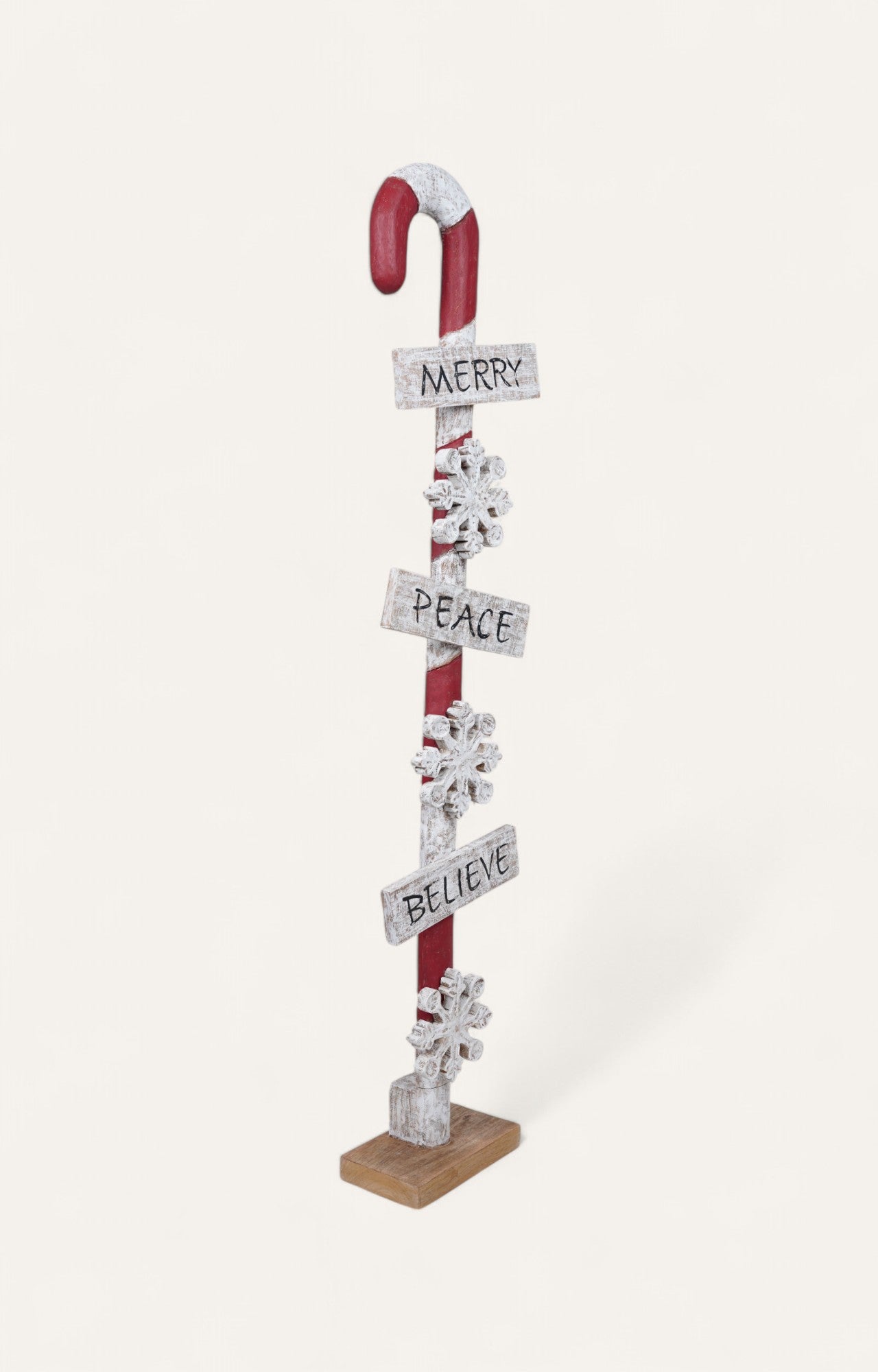 Candy Cane Holiday Sign: Christmas Decorations