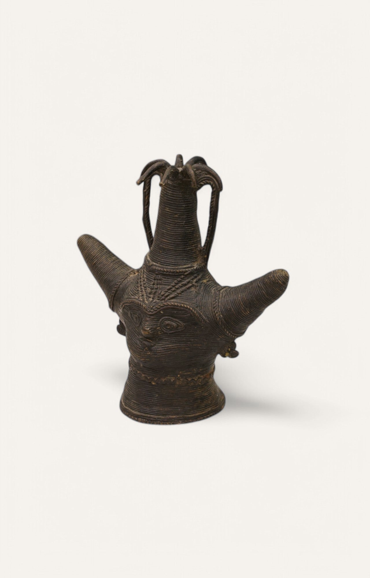 Ritual Vessel Handcrafted Dhokra Art Tribal Brass Table Décor