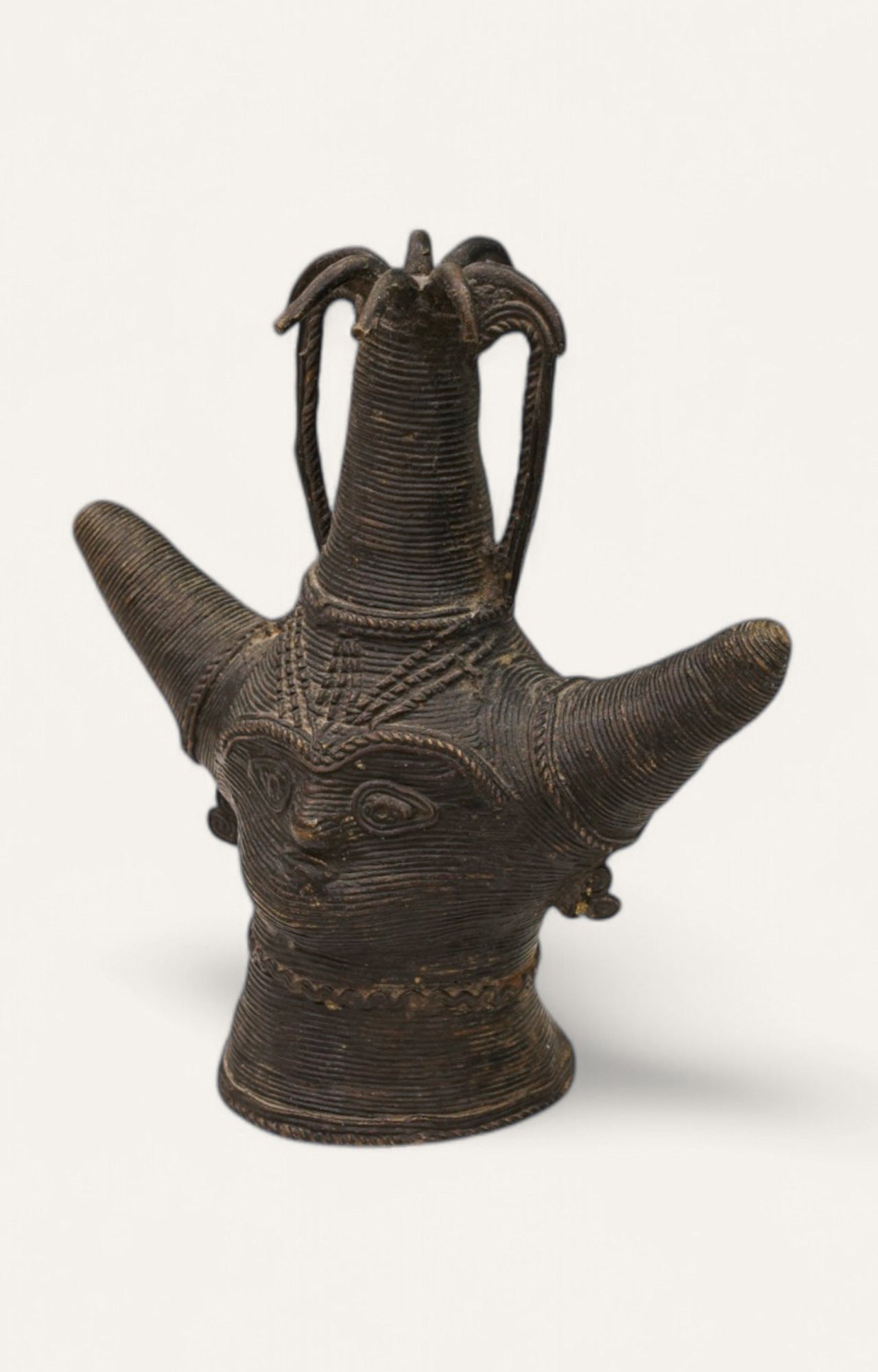 Ritual Vessel Handcrafted Dhokra Art Tribal Brass Table Décor