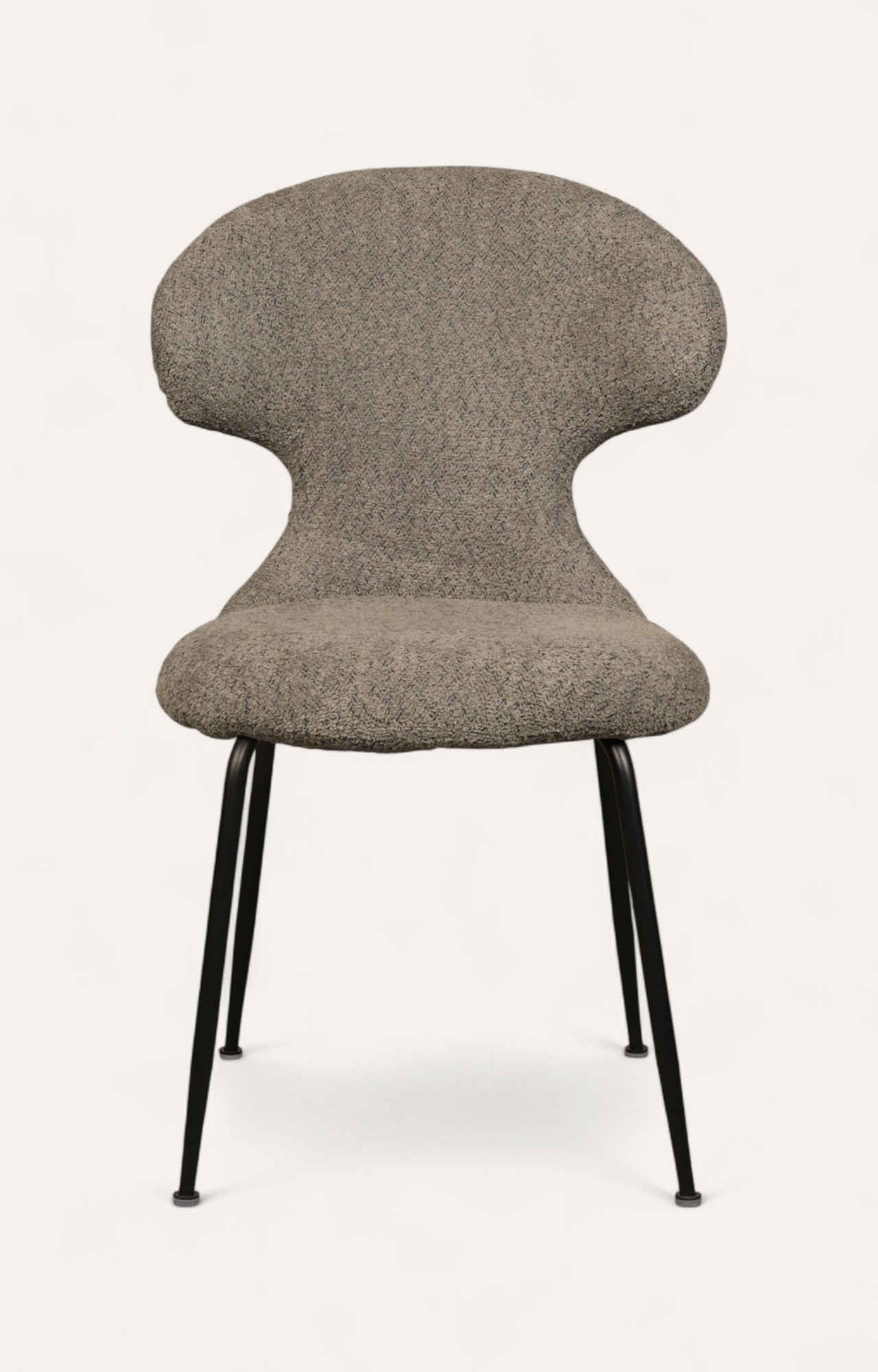 Sculpted Mid-Century Modern Dining Chair