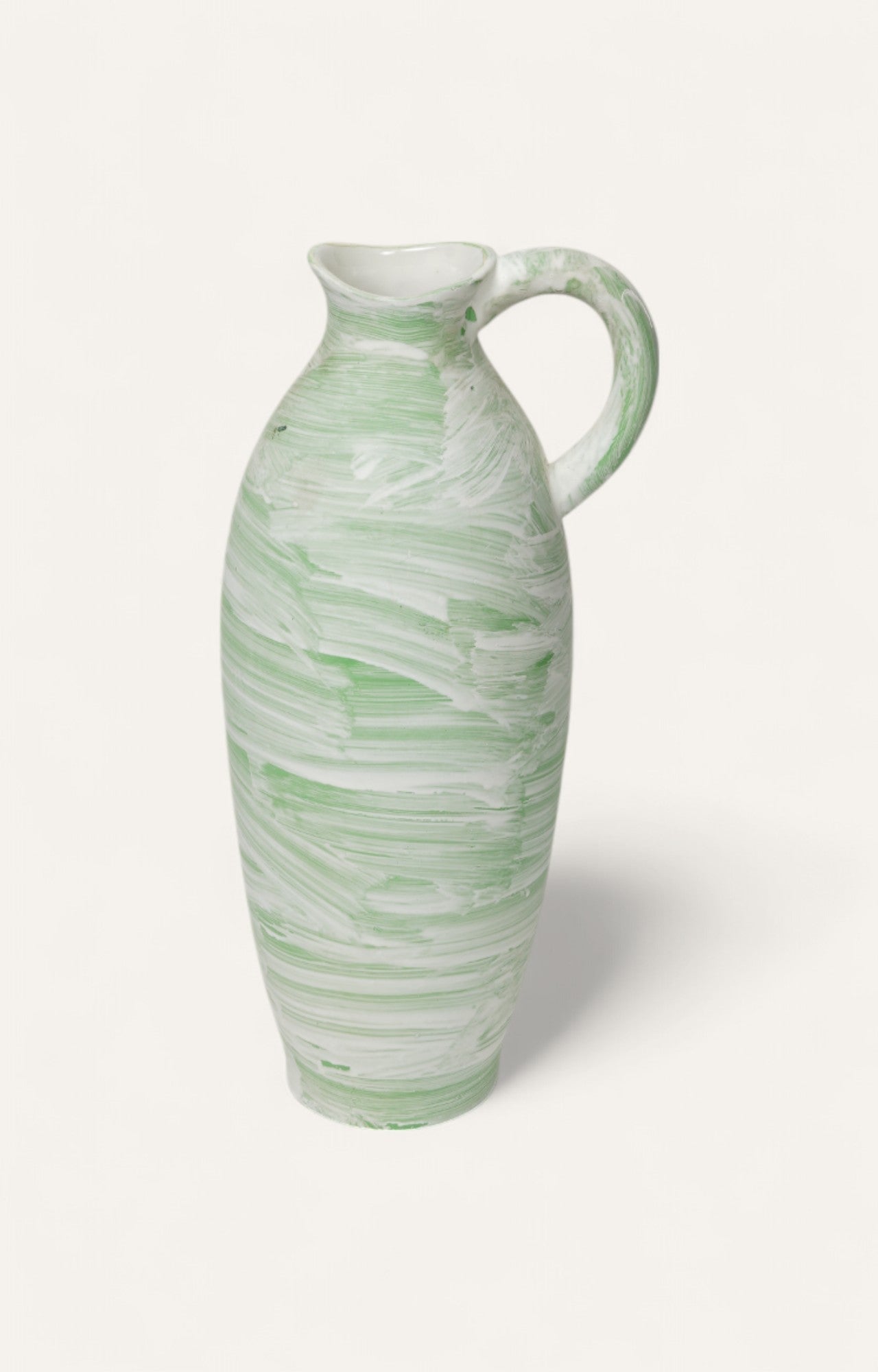 Sculptural Swirl Ceramic Jug