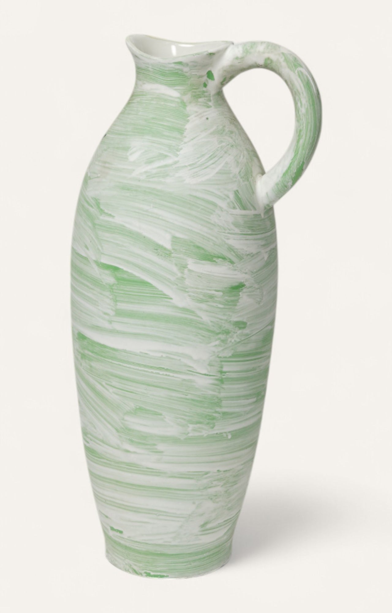 Sculptural Swirl Ceramic Jug