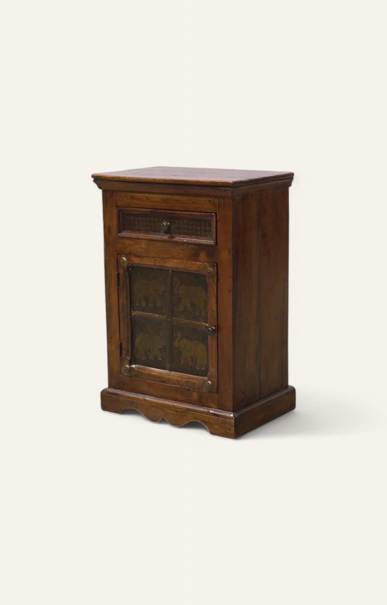 Sultan Wooden Vintage Corner Cabinet