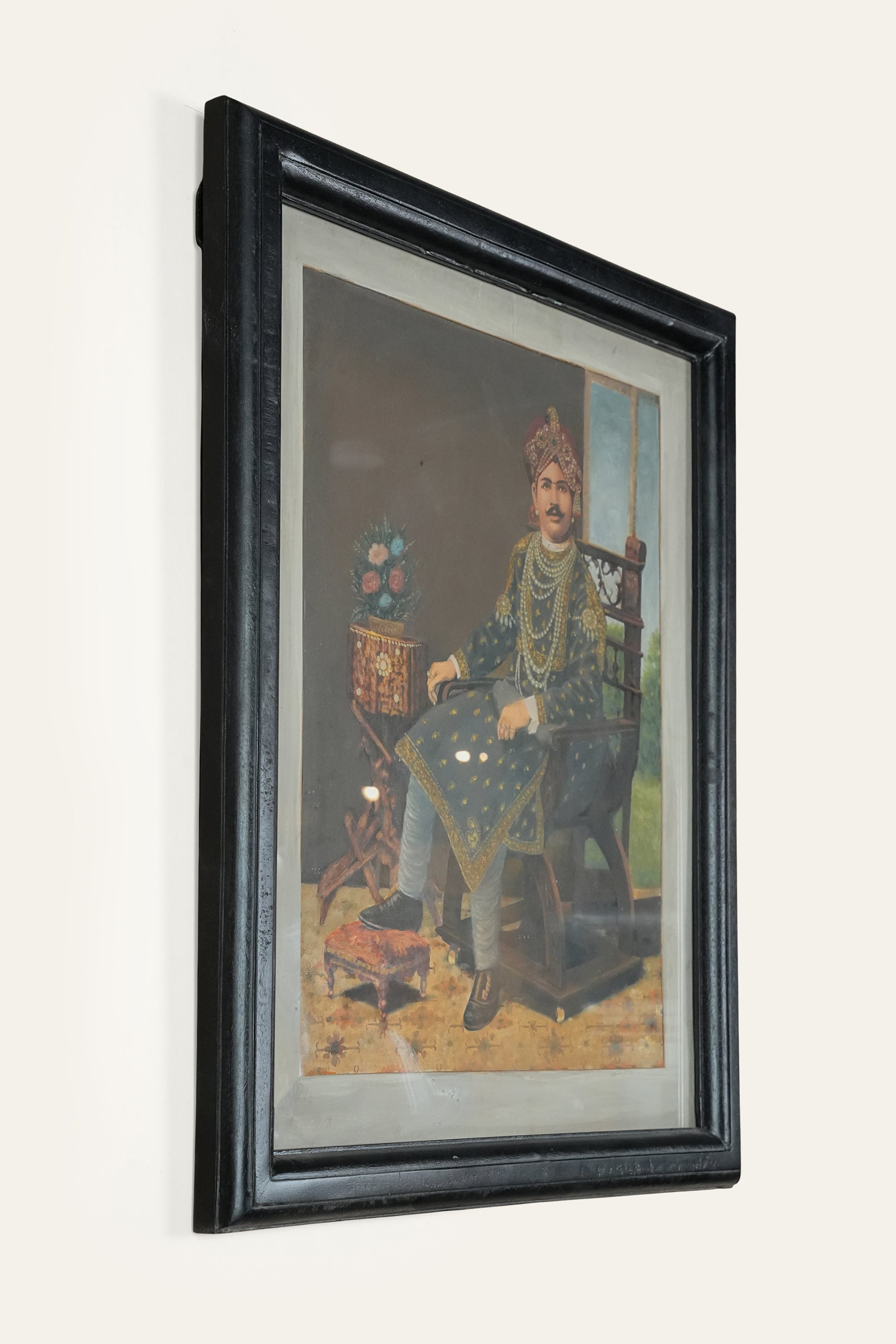 Indian Maharaja Traditional Royal Painting