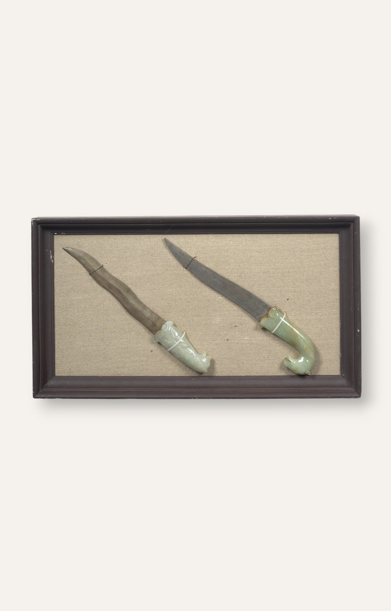 Framed Twin Dagger Wall Art