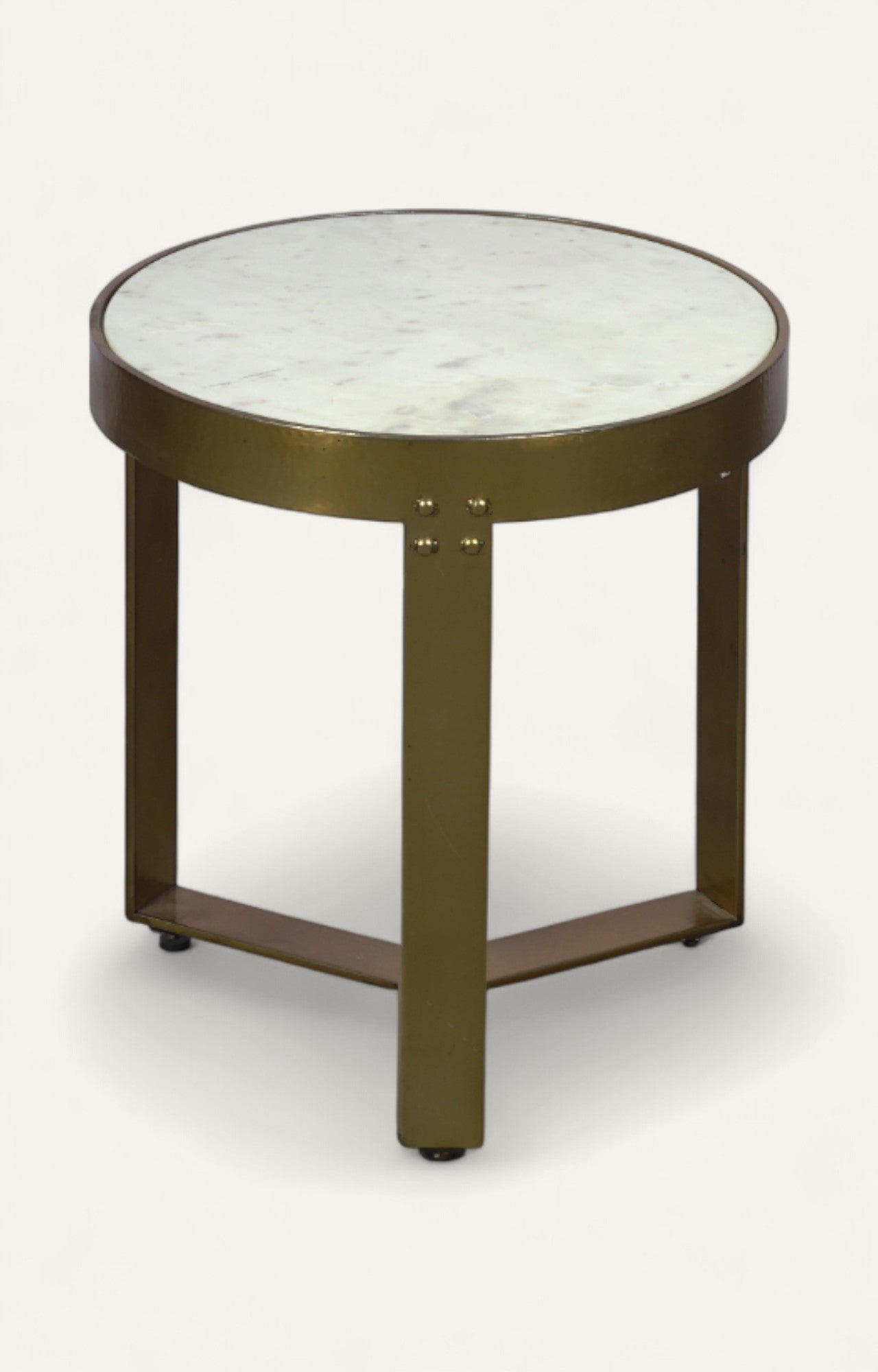 Marble top side table