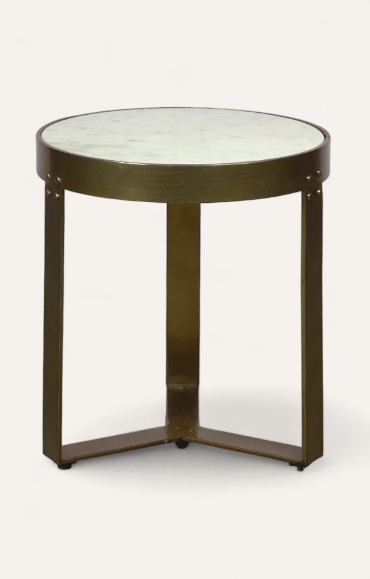 Marble top side table