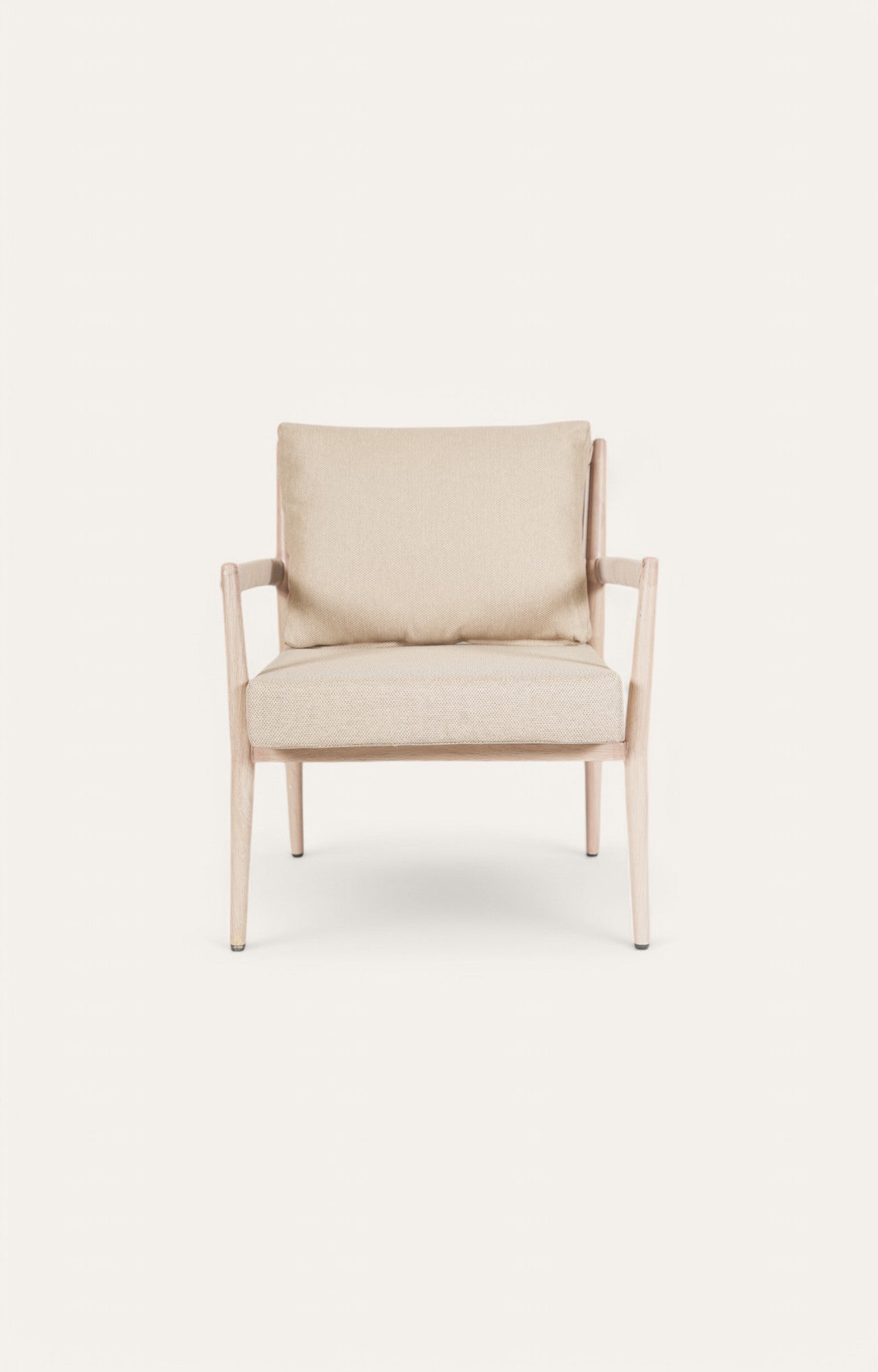 Rustic Metal Outdoor Armchair with Nylon Ropes