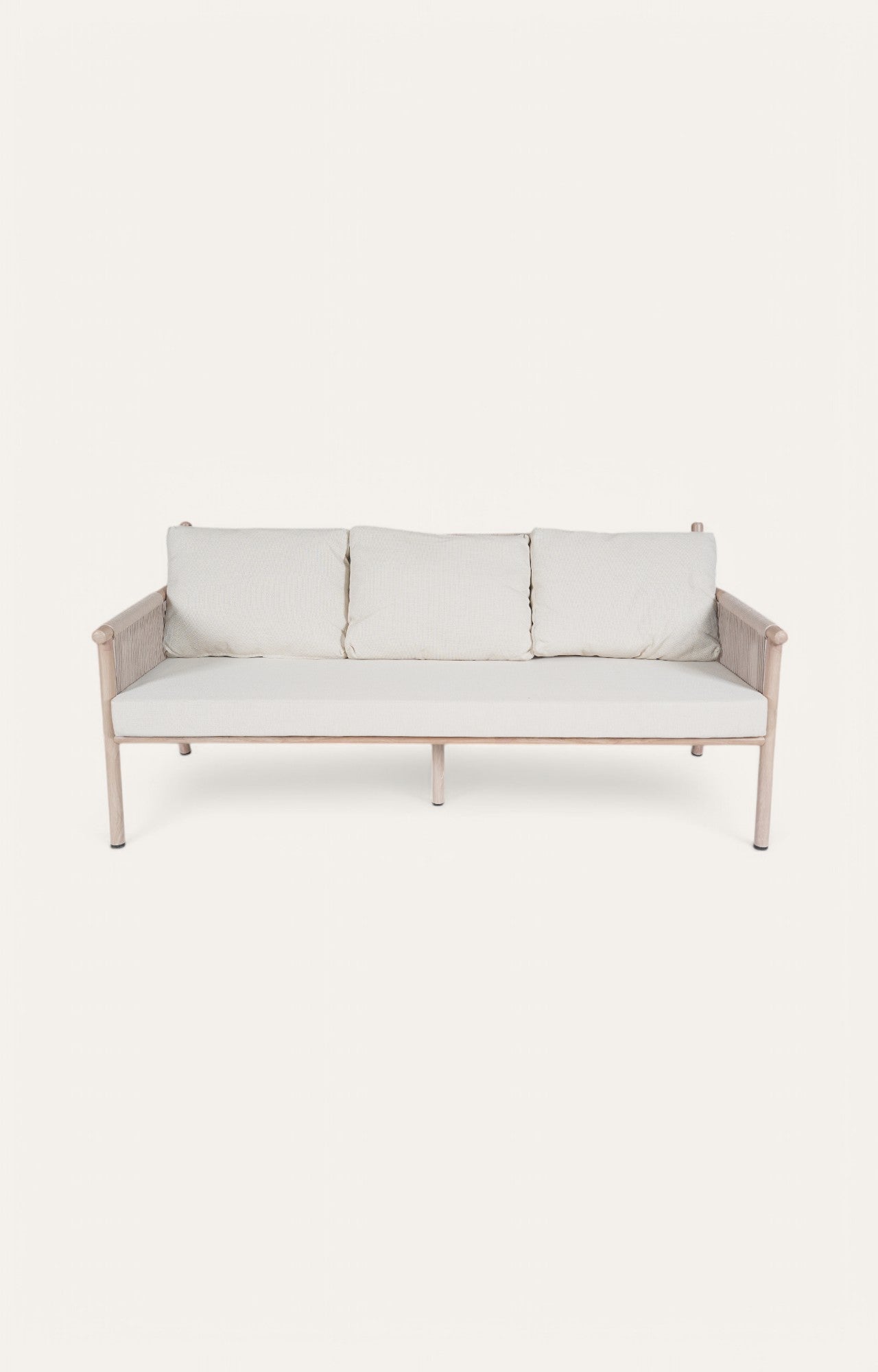 Tranquil Metal with Nylon Ropes 3 Seater Outdoor Sofa