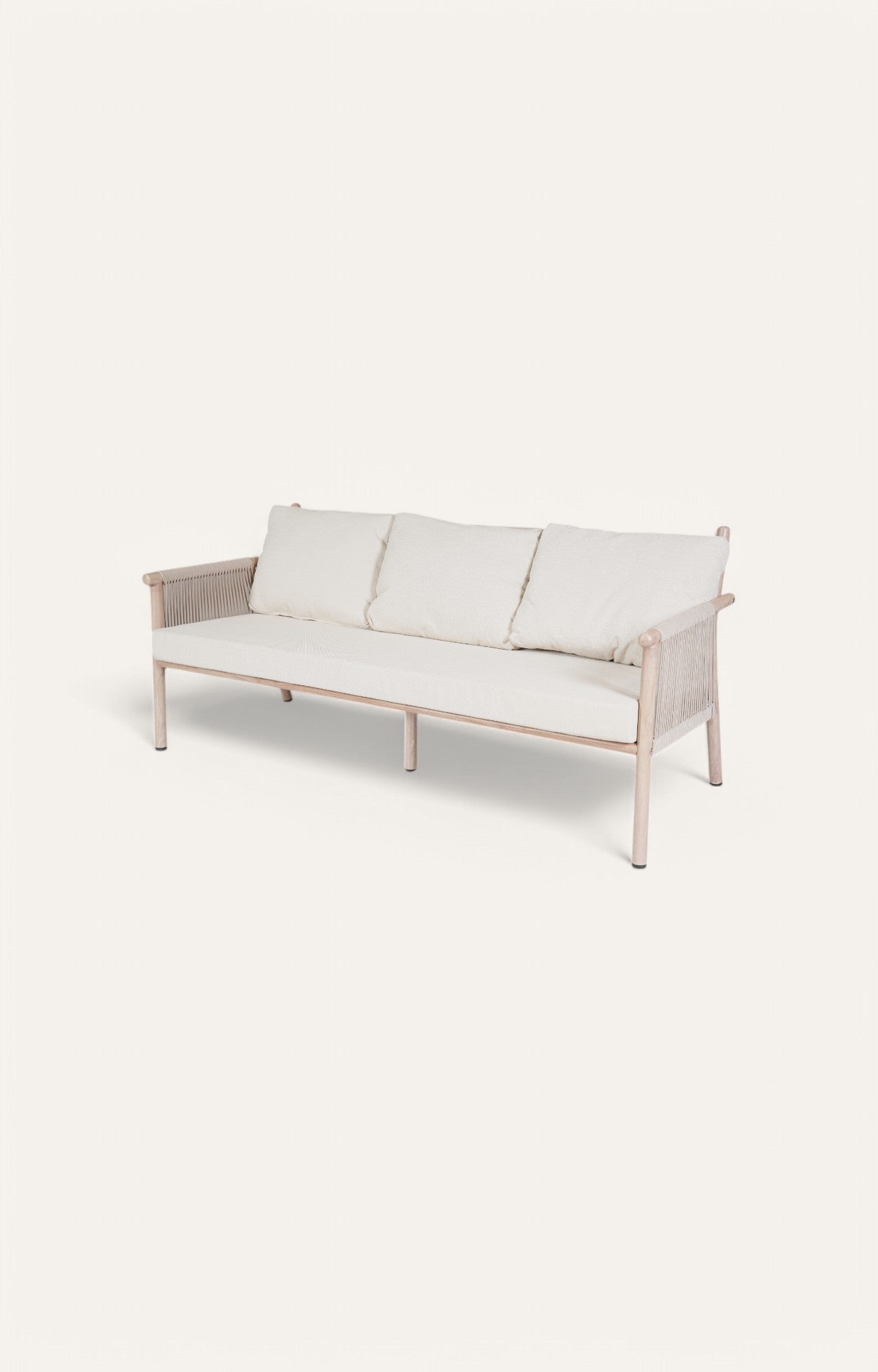 Tranquil Metal with Nylon Ropes 3 Seater Outdoor Sofa