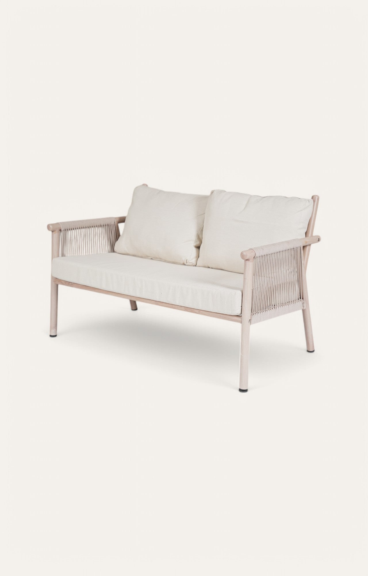 Tranquil Metal and Nylon Ropes 2 Seater Outdoor Sofa