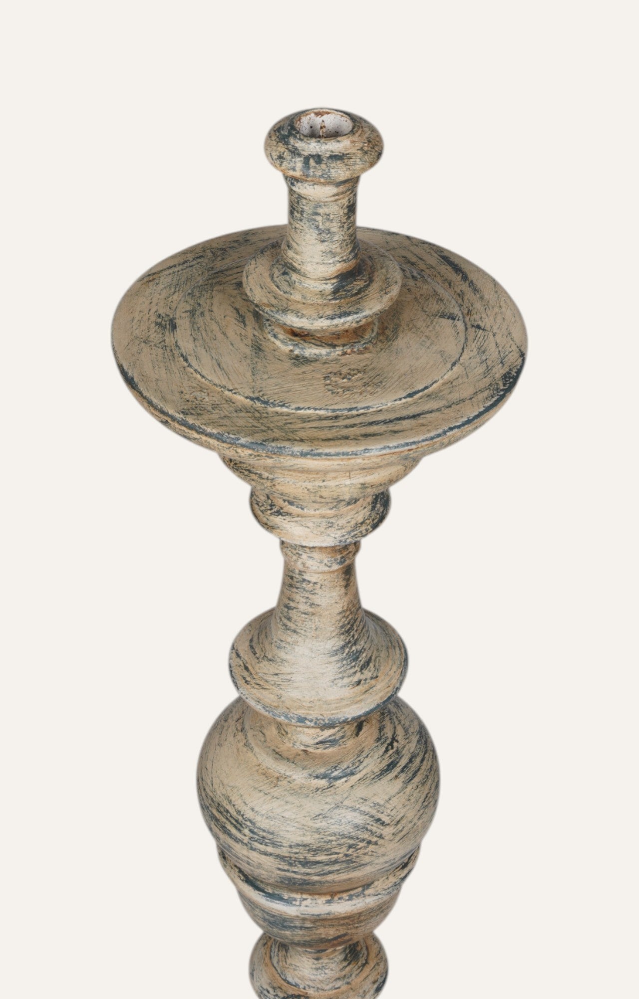 Regal Cream Pillar Tall Candle Stand