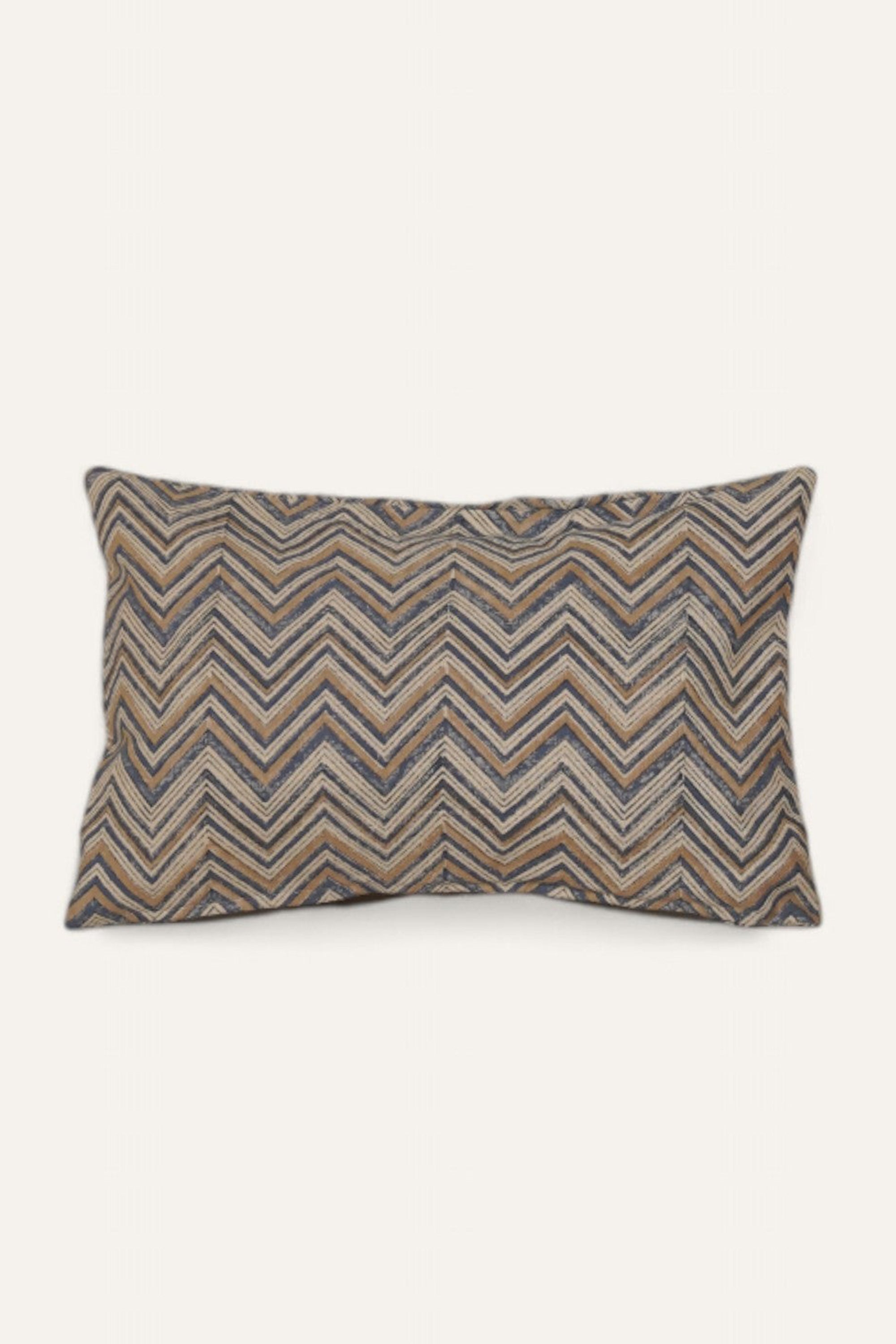 Zigzag Chevron Cotton Cushion Cover