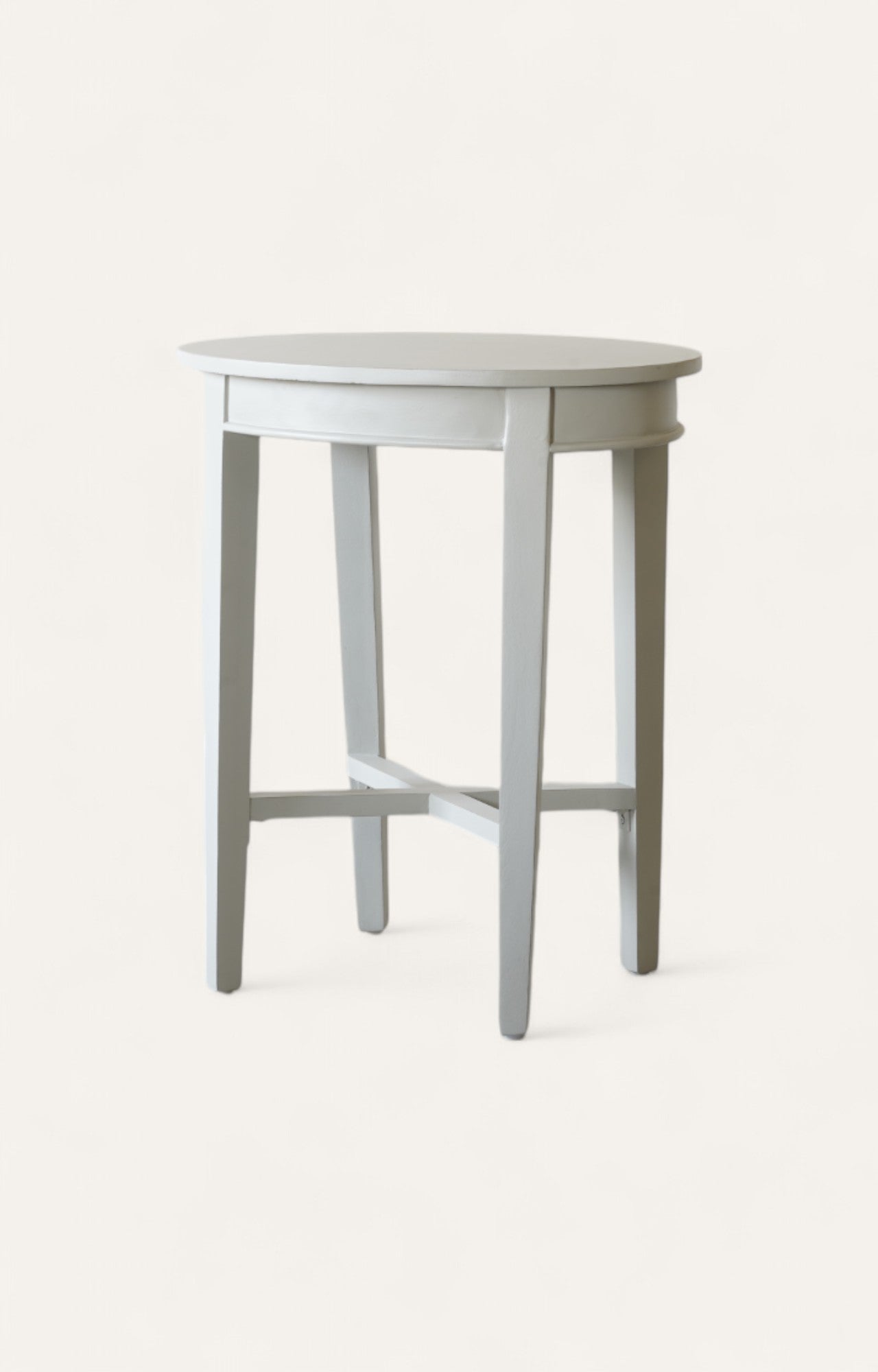 Minimal Round Gray Side Table