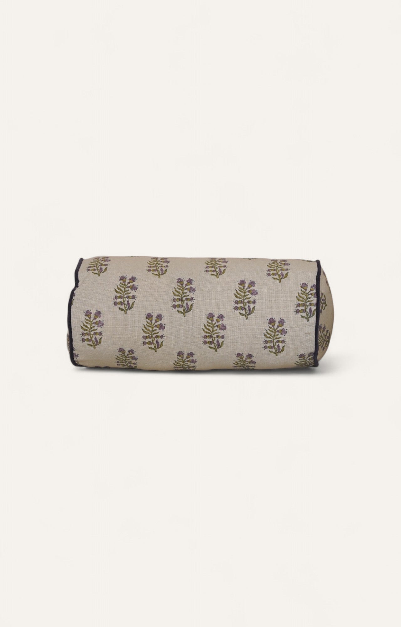 Lavender Bloom Neck Bolster Cover