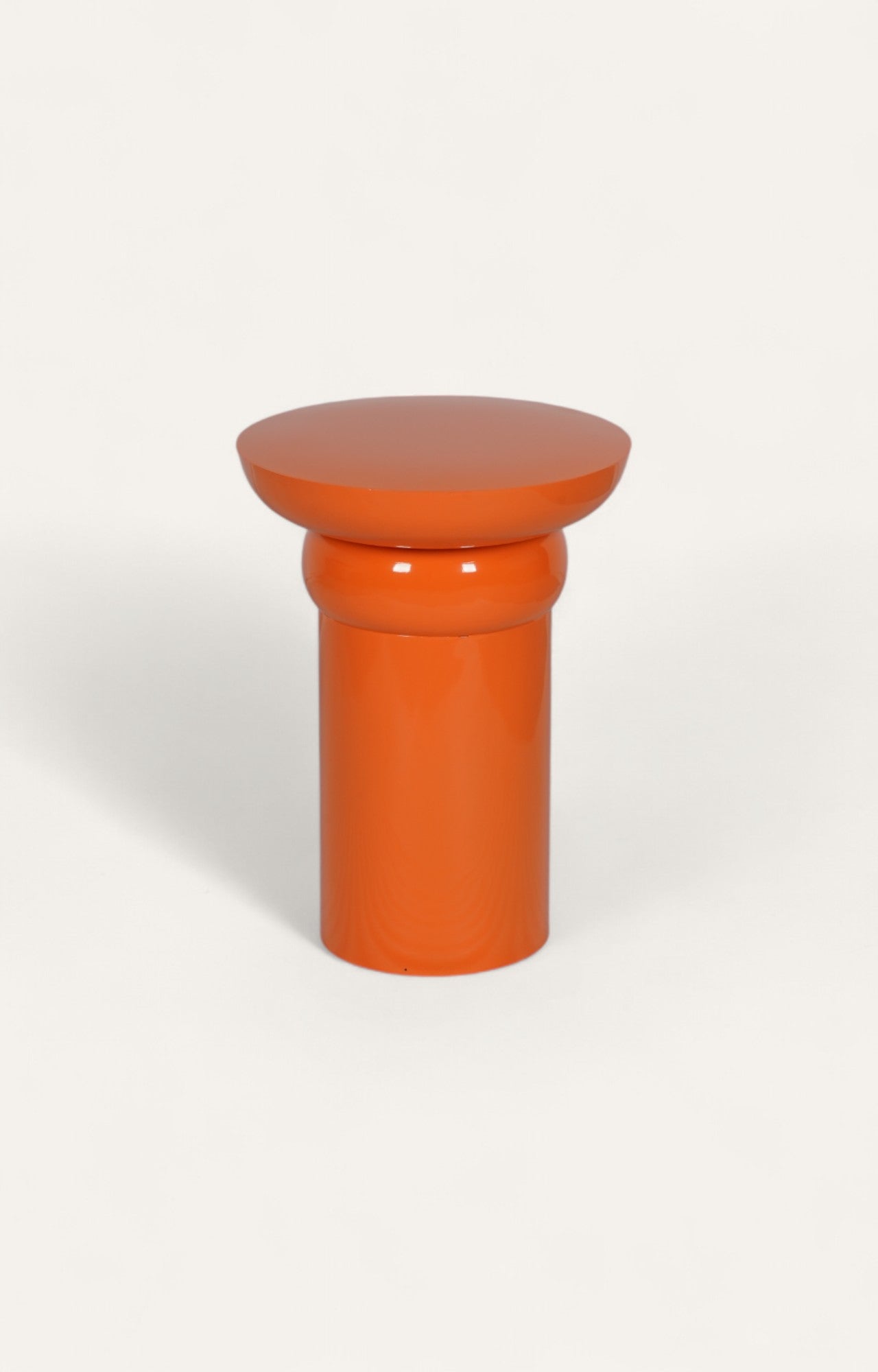 Tangerine Sculptural Side Table