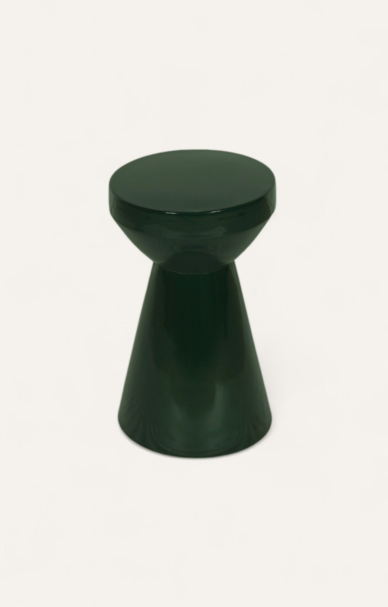 Palm Green Hourglass Side Table - Main Image