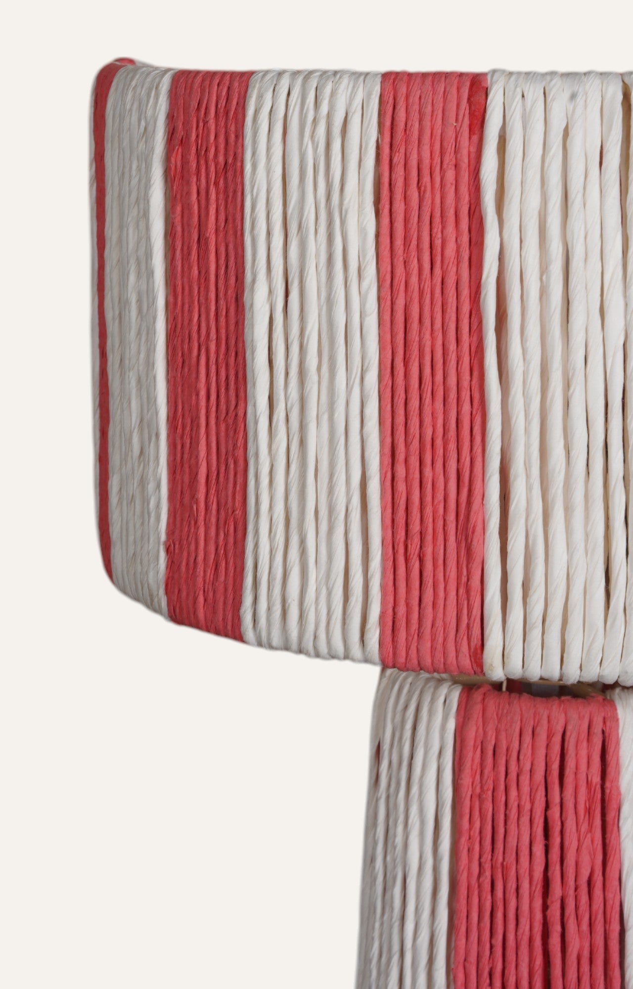Coral Calling: Raffia Rope Table Lamp