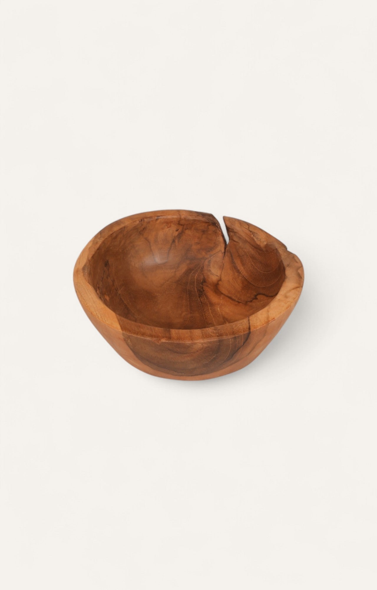 Organic Stackable Wooden Bowl Set