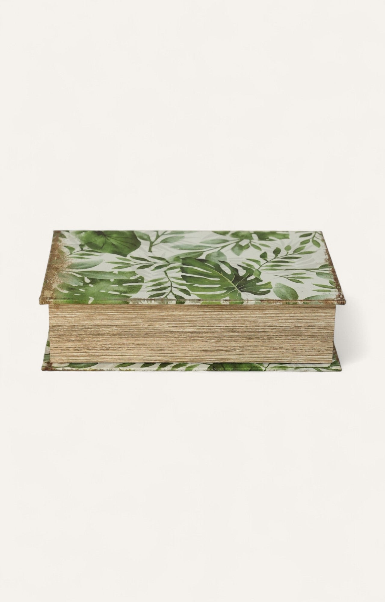Tropical Palm Leaf Book box Set Of - 2