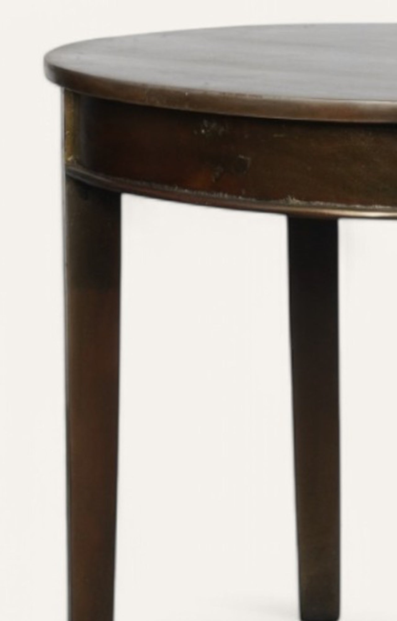Round Wood Side Table