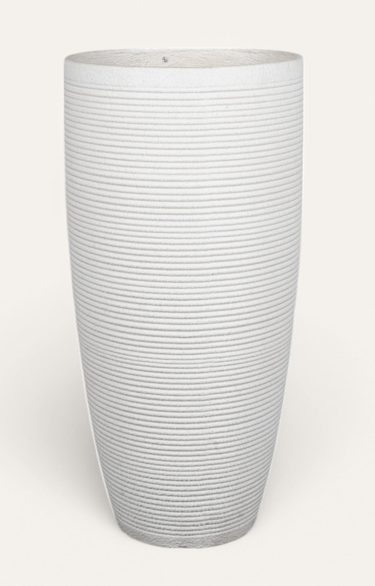 White resin Planter - Big